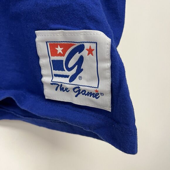 Detroit Pistons Vintage Blue Logo XL Single Stitch T Shirt - Picture 3 of 7